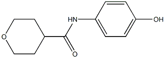 N-(4-hydroxyphenyl)oxane-4-carboxamide Struktur