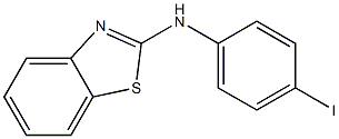 N-(4-iodophenyl)-1,3-benzothiazol-2-amine Struktur