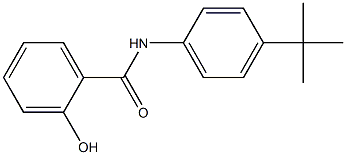 N-(4-tert-butylphenyl)-2-hydroxybenzamide Struktur