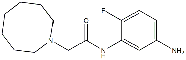 N-(5-amino-2-fluorophenyl)-2-(azocan-1-yl)acetamide Struktur