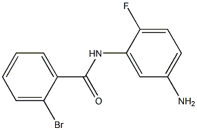 N-(5-amino-2-fluorophenyl)-2-bromobenzamide Struktur