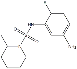 N-(5-amino-2-fluorophenyl)-2-methylpiperidine-1-sulfonamide Struktur