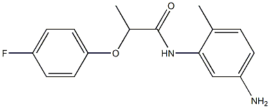 N-(5-amino-2-methylphenyl)-2-(4-fluorophenoxy)propanamide Struktur