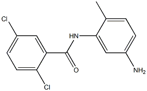 N-(5-amino-2-methylphenyl)-2,5-dichlorobenzamide Struktur