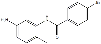 N-(5-amino-2-methylphenyl)-4-bromobenzamide Struktur