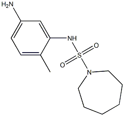 N-(5-amino-2-methylphenyl)azepane-1-sulfonamide Struktur