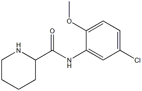 N-(5-chloro-2-methoxyphenyl)piperidine-2-carboxamide Struktur