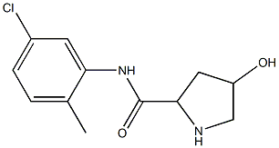 N-(5-chloro-2-methylphenyl)-4-hydroxypyrrolidine-2-carboxamide Struktur