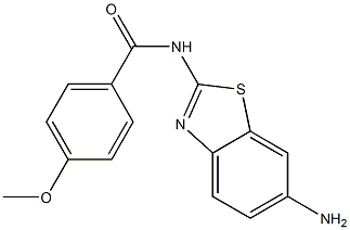 N-(6-amino-1,3-benzothiazol-2-yl)-4-methoxybenzamide Struktur