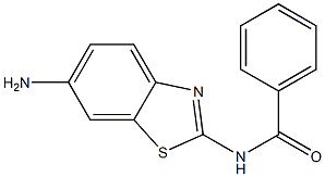 N-(6-amino-1,3-benzothiazol-2-yl)benzamide Struktur