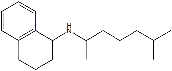 N-(6-methylheptan-2-yl)-1,2,3,4-tetrahydronaphthalen-1-amine Struktur