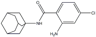 N-(adamantan-1-yl)-2-amino-4-chlorobenzamide Struktur