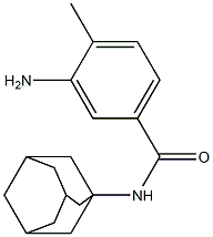 N-(adamantan-1-yl)-3-amino-4-methylbenzamide Struktur