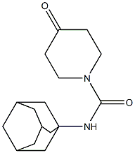 N-(adamantan-1-yl)-4-oxopiperidine-1-carboxamide Struktur