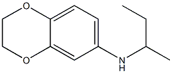 N-(butan-2-yl)-2,3-dihydro-1,4-benzodioxin-6-amine Struktur