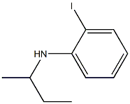 N-(butan-2-yl)-2-iodoaniline Struktur