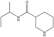 N-(butan-2-yl)piperidine-3-carboxamide Struktur