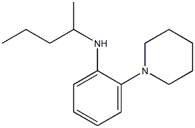 N-(pentan-2-yl)-2-(piperidin-1-yl)aniline Struktur