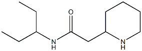 N-(pentan-3-yl)-2-(piperidin-2-yl)acetamide Struktur