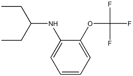 N-(pentan-3-yl)-2-(trifluoromethoxy)aniline Struktur