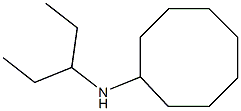 N-(pentan-3-yl)cyclooctanamine Struktur