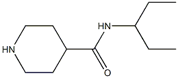 N-(pentan-3-yl)piperidine-4-carboxamide Struktur