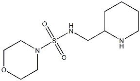 N-(piperidin-2-ylmethyl)morpholine-4-sulfonamide Struktur