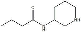 N-(piperidin-3-yl)butanamide Struktur