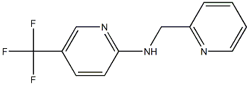 N-(pyridin-2-ylmethyl)-5-(trifluoromethyl)pyridin-2-amine Struktur