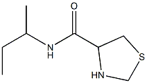 N-(sec-butyl)-1,3-thiazolidine-4-carboxamide Struktur