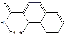 N,1-dihydroxy-2-naphthamide Struktur