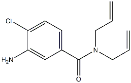 N,N-diallyl-3-amino-4-chlorobenzamide Struktur