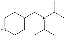 N,N-diisopropyl-N-(piperidin-4-ylmethyl)amine Struktur