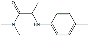 N,N-dimethyl-2-[(4-methylphenyl)amino]propanamide Struktur