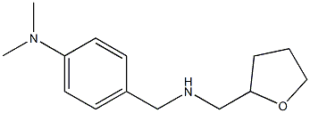 N,N-dimethyl-4-{[(oxolan-2-ylmethyl)amino]methyl}aniline Struktur