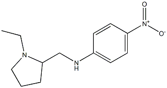 N-[(1-ethylpyrrolidin-2-yl)methyl]-4-nitroaniline Struktur