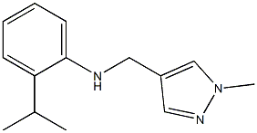 N-[(1-methyl-1H-pyrazol-4-yl)methyl]-2-(propan-2-yl)aniline Struktur