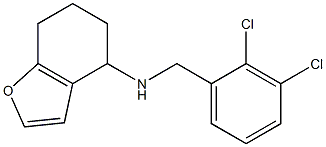 N-[(2,3-dichlorophenyl)methyl]-4,5,6,7-tetrahydro-1-benzofuran-4-amine Struktur