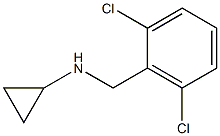 N-[(2,6-dichlorophenyl)methyl]cyclopropanamine Struktur