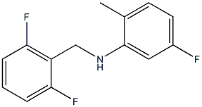 N-[(2,6-difluorophenyl)methyl]-5-fluoro-2-methylaniline Struktur