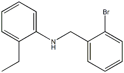 N-[(2-bromophenyl)methyl]-2-ethylaniline Struktur