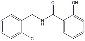 N-[(2-chlorophenyl)methyl]-2-hydroxybenzamide Struktur