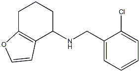 N-[(2-chlorophenyl)methyl]-4,5,6,7-tetrahydro-1-benzofuran-4-amine Struktur