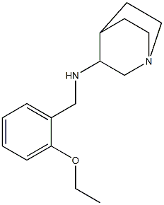 N-[(2-ethoxyphenyl)methyl]-1-azabicyclo[2.2.2]octan-3-amine Struktur