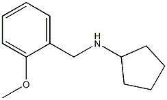 N-[(2-methoxyphenyl)methyl]cyclopentanamine Struktur