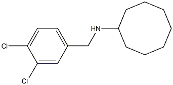 N-[(3,4-dichlorophenyl)methyl]cyclooctanamine Struktur