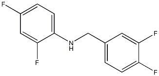 N-[(3,4-difluorophenyl)methyl]-2,4-difluoroaniline Struktur