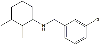 N-[(3-chlorophenyl)methyl]-2,3-dimethylcyclohexan-1-amine Struktur