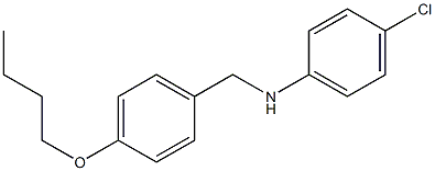 N-[(4-butoxyphenyl)methyl]-4-chloroaniline Struktur