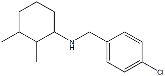 N-[(4-chlorophenyl)methyl]-2,3-dimethylcyclohexan-1-amine Struktur